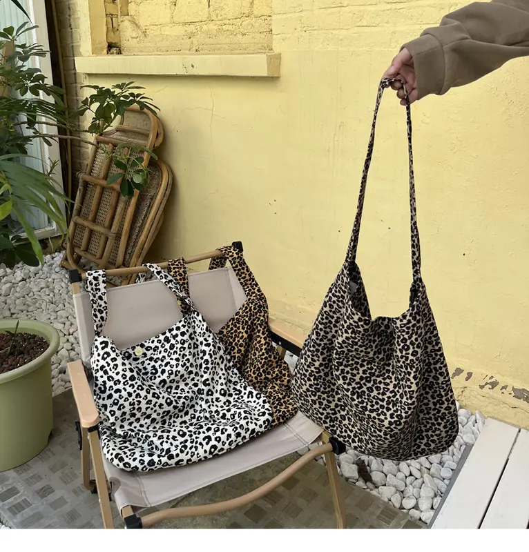 Tote Bag Motif Leopard Tas Macan Tutul Kualitas Import Bahan Premium Tas Bahu Fashion TB038 LEO 3