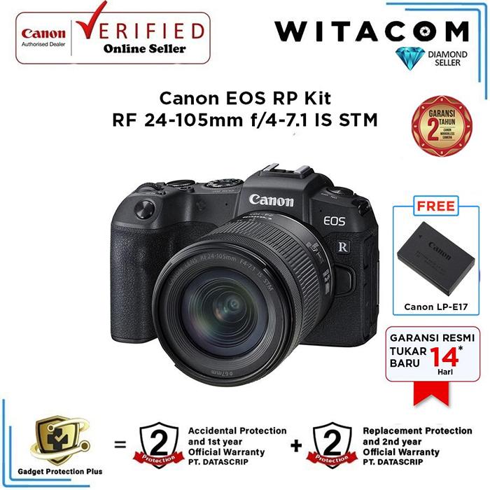 Promo Canon EOS RP Kit RF 24-105mm f4-7.1 IS STM - Mirrorless Camera ...