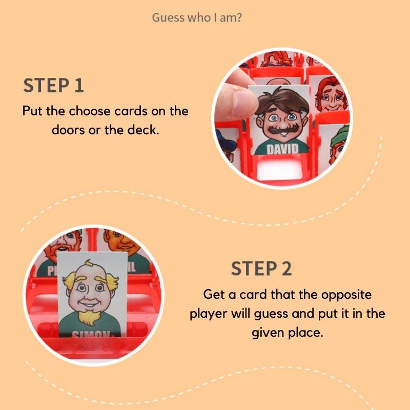 Product Introduction of Guess Who Is It ? Board Game Kids Classic Games Funny Family Guessing Game Thinking Logic Training Children Toy Gift 20