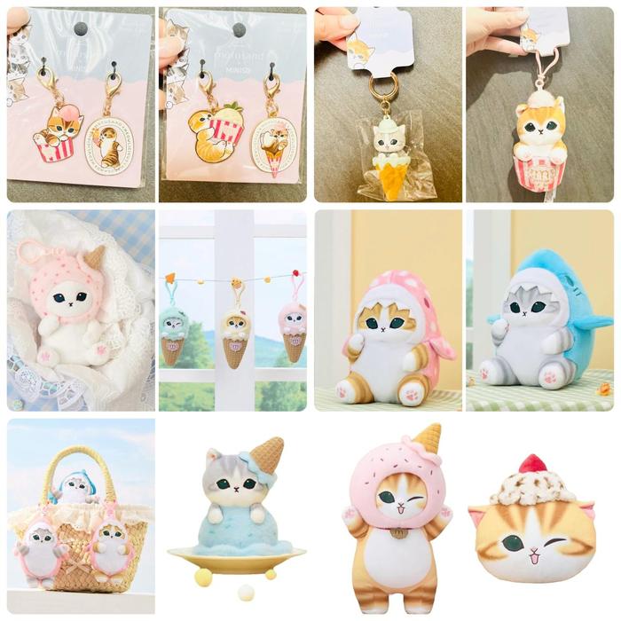 Jual MOFUSAND X MINISO PLUSH BAG CHARM DOLL KEYCHAIN ORI READY