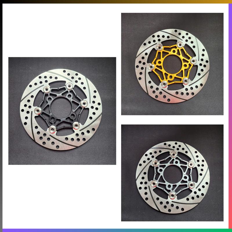 Đĩa Thắng Trước 4Lỗ Size 220mm Khoen Inox Gắn Nhiều Dòng Xe Thông Dụng - Mẫu Swit