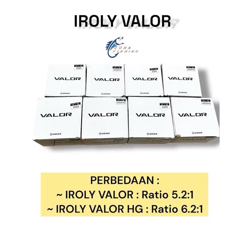 Reel Iroly Valor 1000 - 4000 Power Handle Waterproof Seal Bearing 3