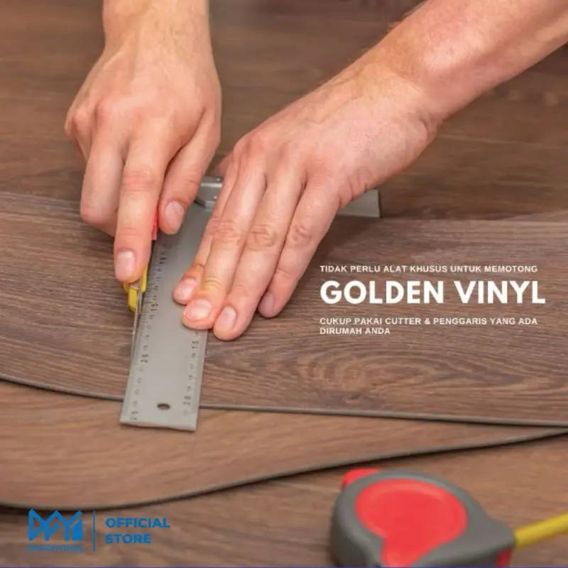 36 Pcs Vinyl Dekorasi Lantai PVC Motif Kayu Realistis – Bahan Berkualitas, Anti Air & Rayap, Tebal 1.2mm 4
