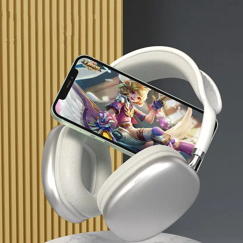 Tai nghe Bluetooth, P9 Pro Max, Loại âm thanh nổi, có giao diện Type-C, đi kèm với hộp đựng bảo vệ, tai nghe không dây 6