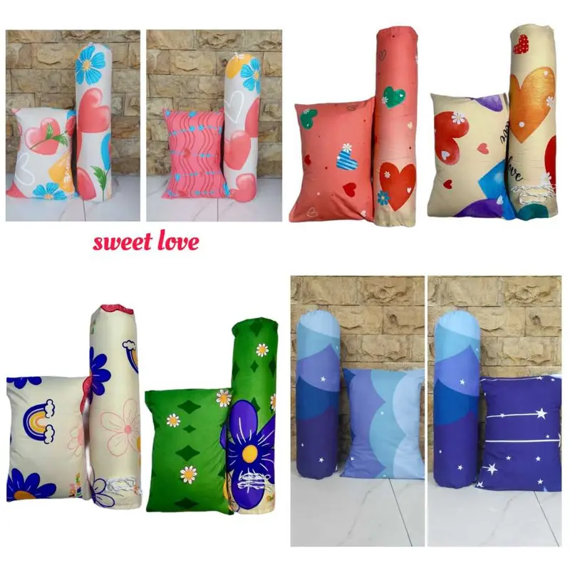 Sarung bantal dan sarung guling motif aesthetic 1