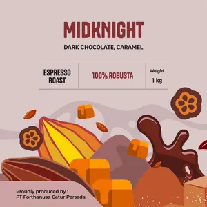MidKnight Espresso Blend - Biji Kopi - Kopi Robusta by FORTH Coffee Co.