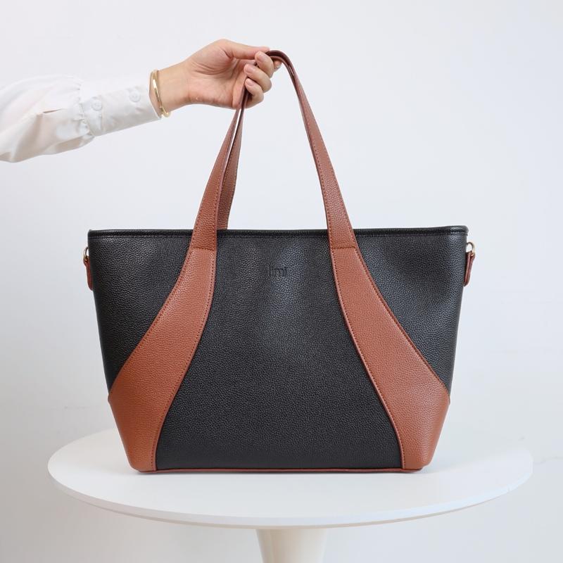 Túi xách da đựng laptop công sở nữ tote da size to đeo 2 kiểu đi làm thanh lịch CLARA Limi bags