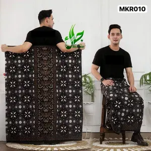 PROMO PAKET USAHA 100 RIBU 3 PCS | SARUNG BATIK DEWASA | MOTIF SARUNG BATIK GUS IQDAM  BAHAN KATUN POLIMICRO Muslim Pria Santri Hitam Pekalongan