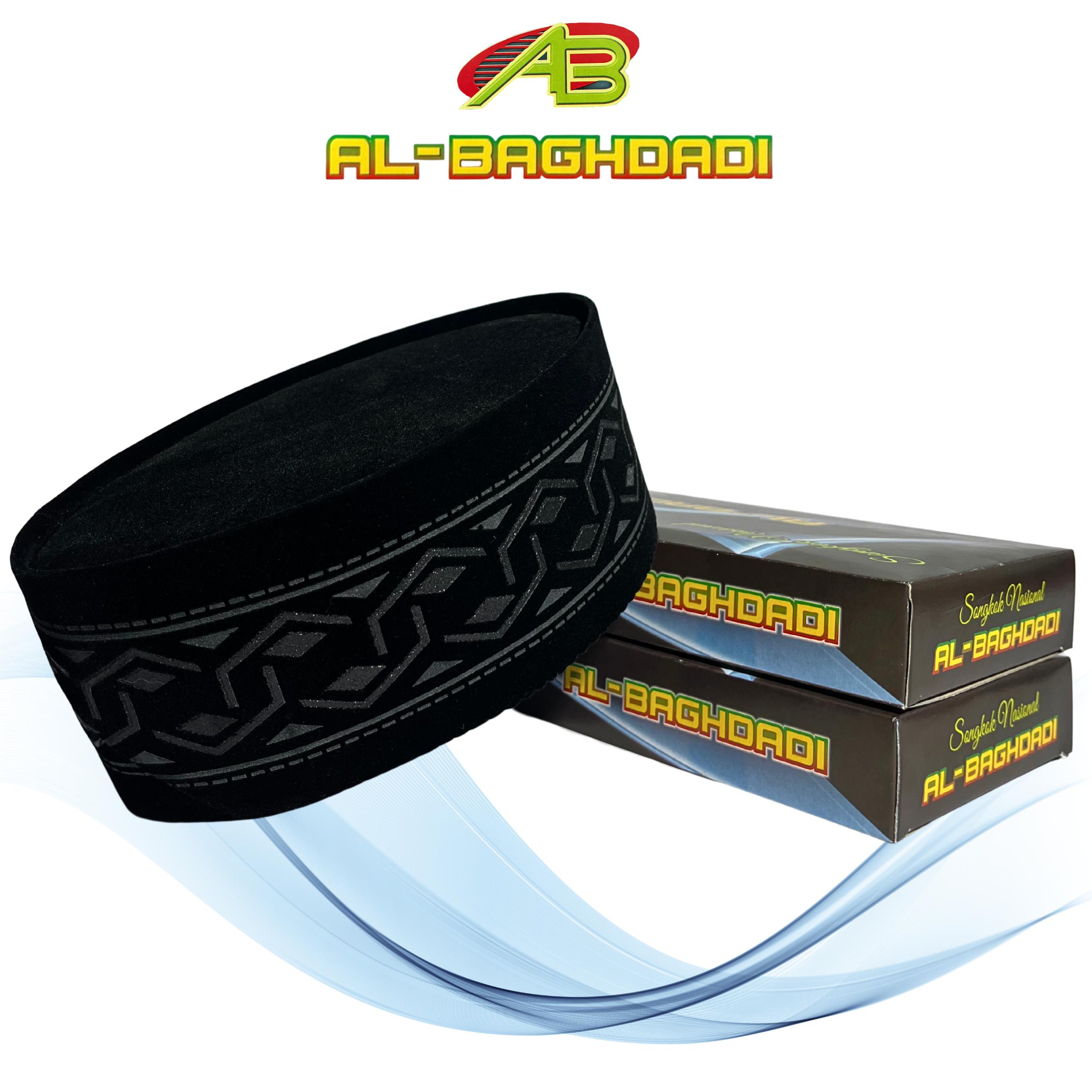 Peci Hitam Batik 3D Terbaru Motif Perak Dan Hitam Songkok Hitam Untuk Anak Dan Dewasa Terbuat Dari Bahan Flocing Premium Bludru santri