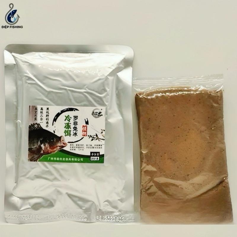  Mồi rô phi đông lạnh siêu nhạy cá Đi Câu Fishing Bắt Cá Câu Cá Đồng Cao Su 