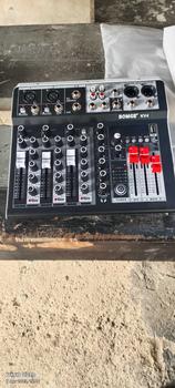 Product Review of BOMGE 4/6 Channel Audio Interface Sound Board Mixing Console 16-Bit 99DSP DJ Mixer Audio Reverb Effect +48V Phantom Bluetooth Studio Audio Mixer For Karaoke Studio Streaming from m**o 0