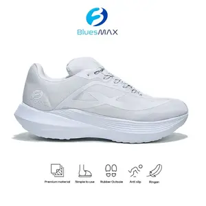 Blues Max Vortex 1.0 Full White Sepatu Running Pria & Wanita Original  Anti Slip Ringan