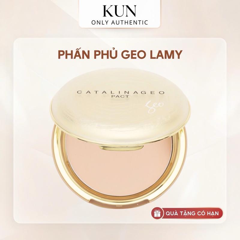 Phấn phủ Geo Lamy Vàng siêu mịn Catalina Golden Pact mỏng mịn Mỹ Phẩm Trang Điểm Cosmetic Nữ