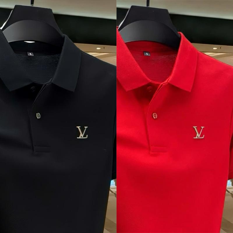 Áo thun polo nam thêu logo basic sang trọng,vải cotton co giãn cao cấp-BUNZ…