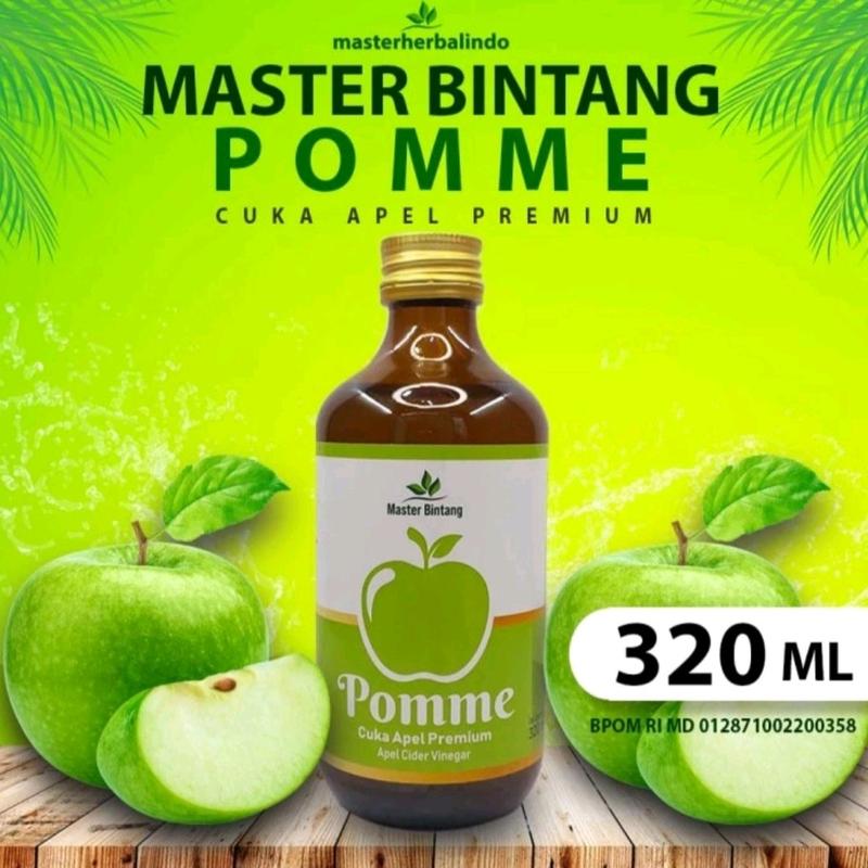 Cuka Apel Master Bintang Pomme - Botol 320ml - Shop | Tokopedia