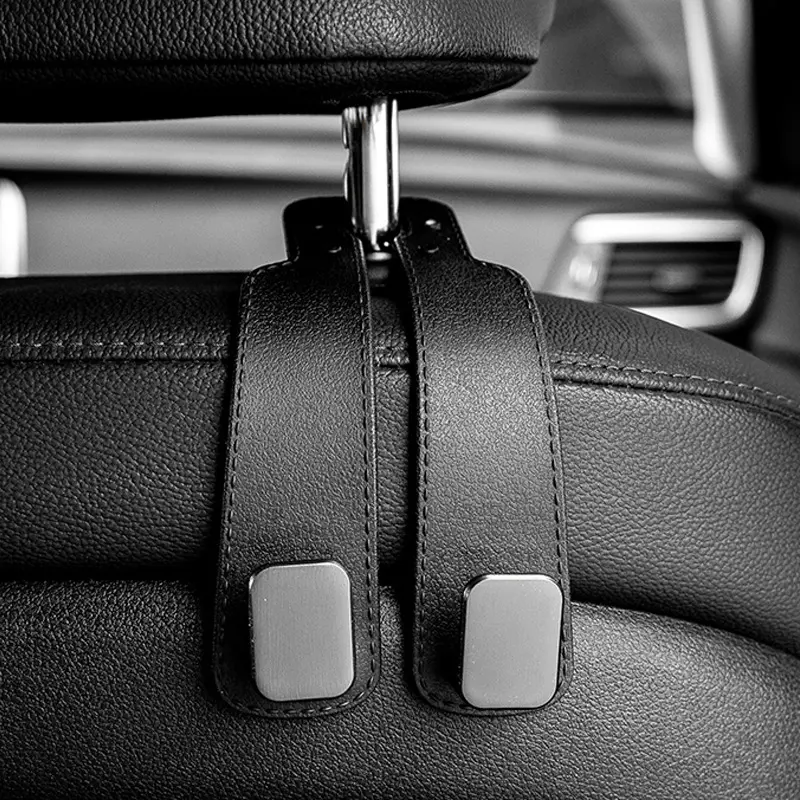 Car seat back phone stand hook imitation fur car hidden inside hook