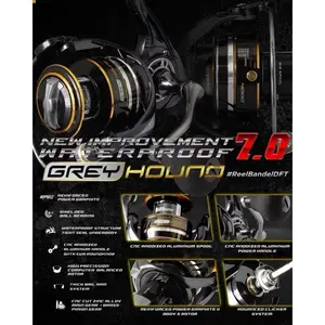 Reel DAIDO GREY HOUND One Way Waterproof 7.0 Power Handle One Peace 1000-6000