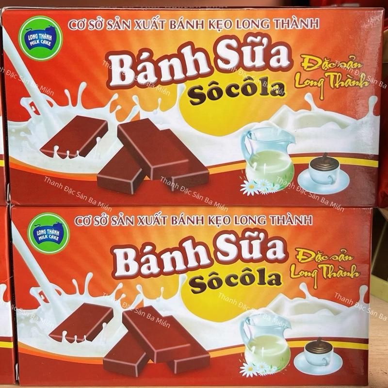  Combo 20 Bánh Sữa Socola  2 Hộp  Long Thành Milkcake - Bánh Sữa Nguyên Chất Long Thành Bánh sữa đặc sản long thành Food Thức Ăn Snack  Bánh Tươi Bánh Ngon Snack Cakes & Pastries 