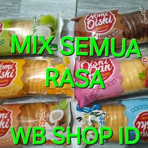 OISHI Roti Gulung 1 Dus (Nomi Oishi) isi 60 pcs Mix semua Rasa dari produksi Camilan