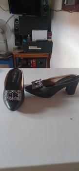 Product Review of HMF Yuiko High Heels Mules Wanita 7 cm AR08 from N**💏 2