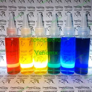 Refill Minyak warna Bening & Coloured kemasan 60 / 100 / 250 ML botol kerucut