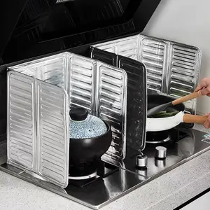 Pelindung Kompor Cipratan Minyak / Sekat Pelindung Kompor Aluminium Anti Panas / Anti Api Cipratan
