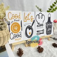 Gambar TENNESY Hiasan Dinding Aesthetic Kitchen Tool Cute 10x20CM Wall Decor Pajangan Dapur Dekorasi Rumah - X16-A dari Tennesy Kota Malang 4 Tokopedia