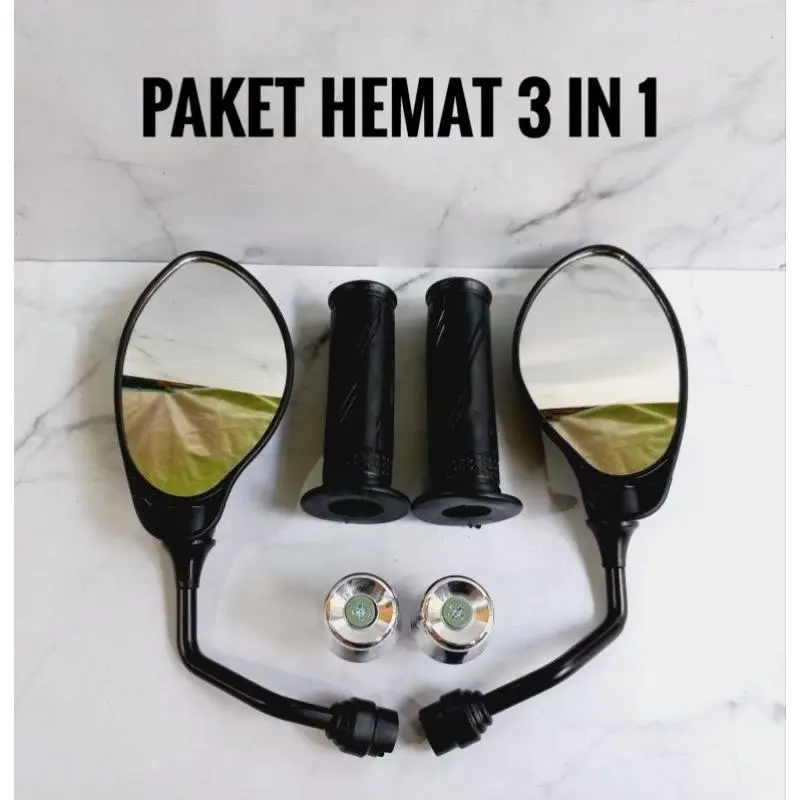 #CRC# Paket Hemat 3 in 1 Spion Yamaha X1 + Handgrip Yamaha Standar + Jalu Stang PCX Model Ori 3