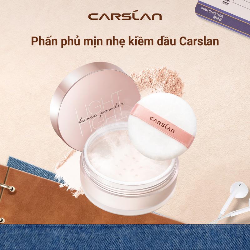 Phấn Phủ Carslan Kiểm Soát Dầu Tiện Dụng Trang Điểm 10g