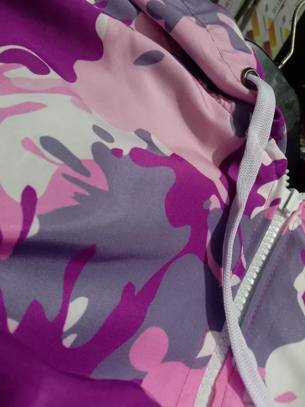 Jaket Parasut Waterproof Motif Cat Vintage Abstrak Warna Lucu Jaket Printing 1