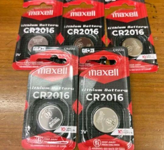Maxell Baterai CR2016 3V Lithium Original Made in Japan untuk Jam Tangan & Elektronik Lainnya (COD)