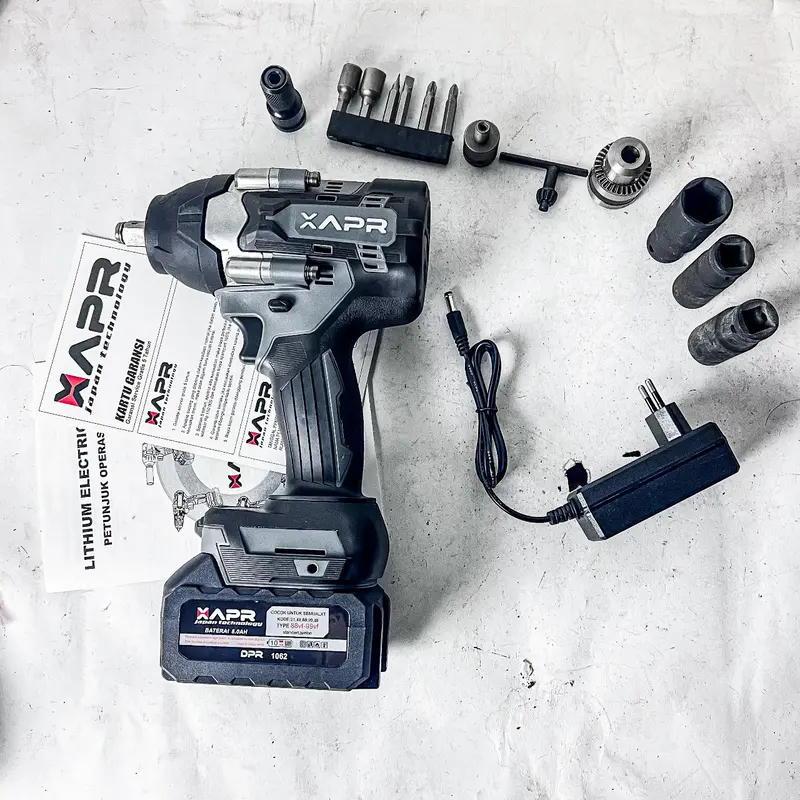 impact apr Jumbo 1/2inch 1800NM AP78+ Plus Upgrade 15cell Bor Adaptor Mata Impact Angin Besar Multicolor mesin  bor impact wrench mesin  bor impact  jld 650nm 1