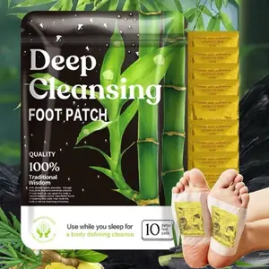 Murah Deep cleansing detok herbal foot 1 saset isi 10 pcs - Deep Cleansing Detoks Kaki Tradisional