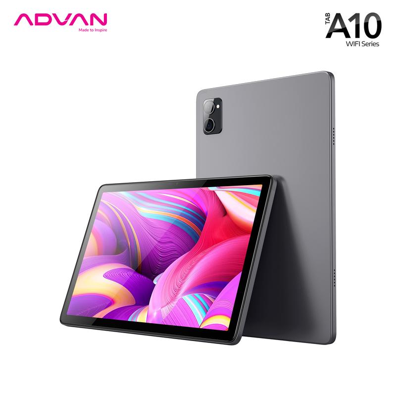 ADVAN TAB A10 Wifi 4GB/64GB 10.1” inch Octa Core IPS Screen Tablet Android 14 5000mAh 9