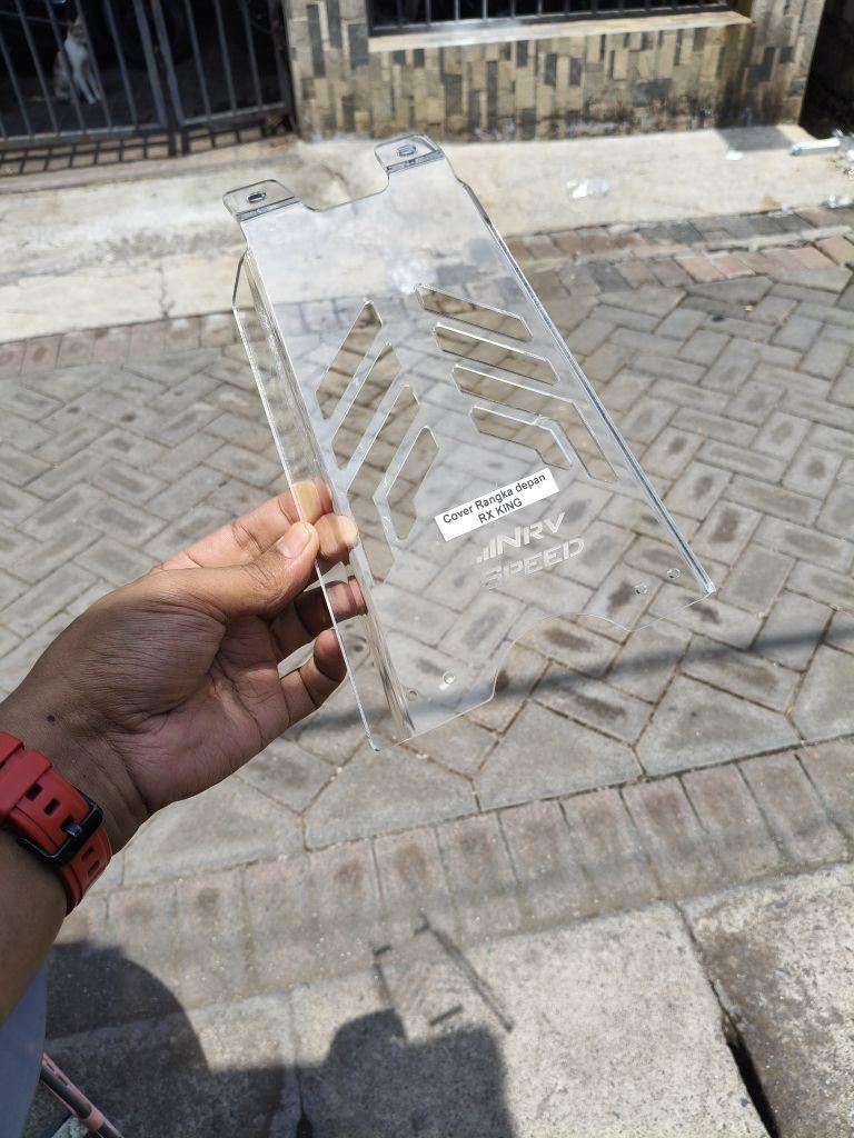 NRV mika kolong Akrilik Yamaha RX-King Transparan Jok Motorcycle