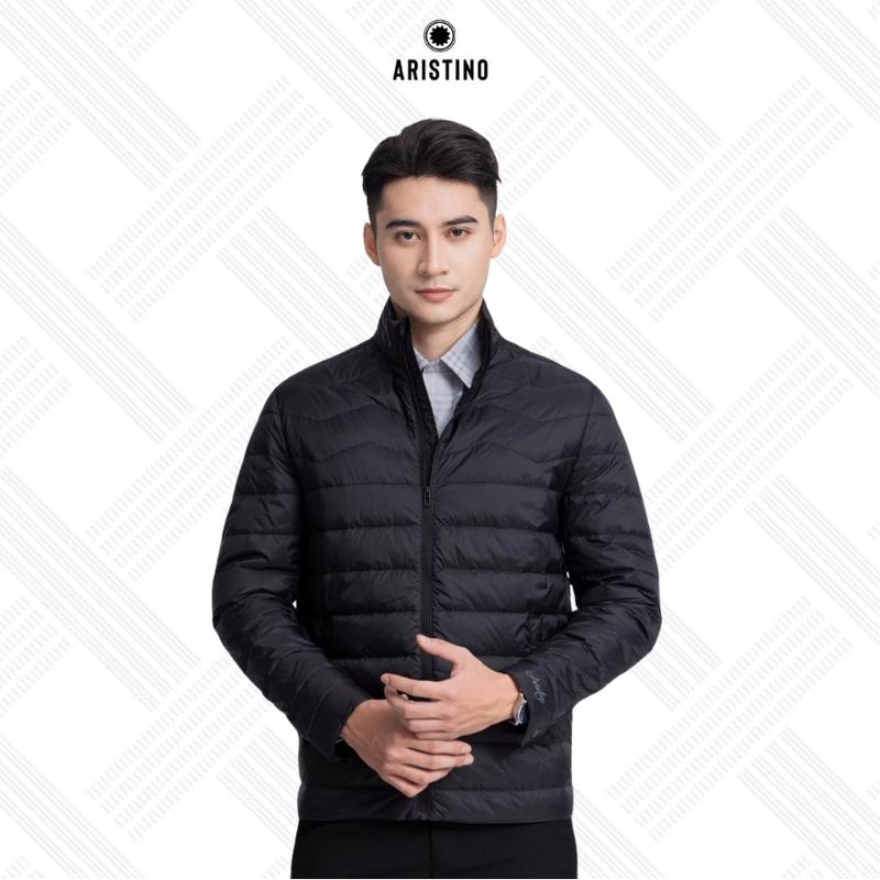 ARISTINO Áo khoác nam thiết kế nam tính, khỏe khoắn với cổ trụ ba phân, lông vũ bên trong mềm nhẹ, ấm áp, giữ nhiệt tốt AJK044W3