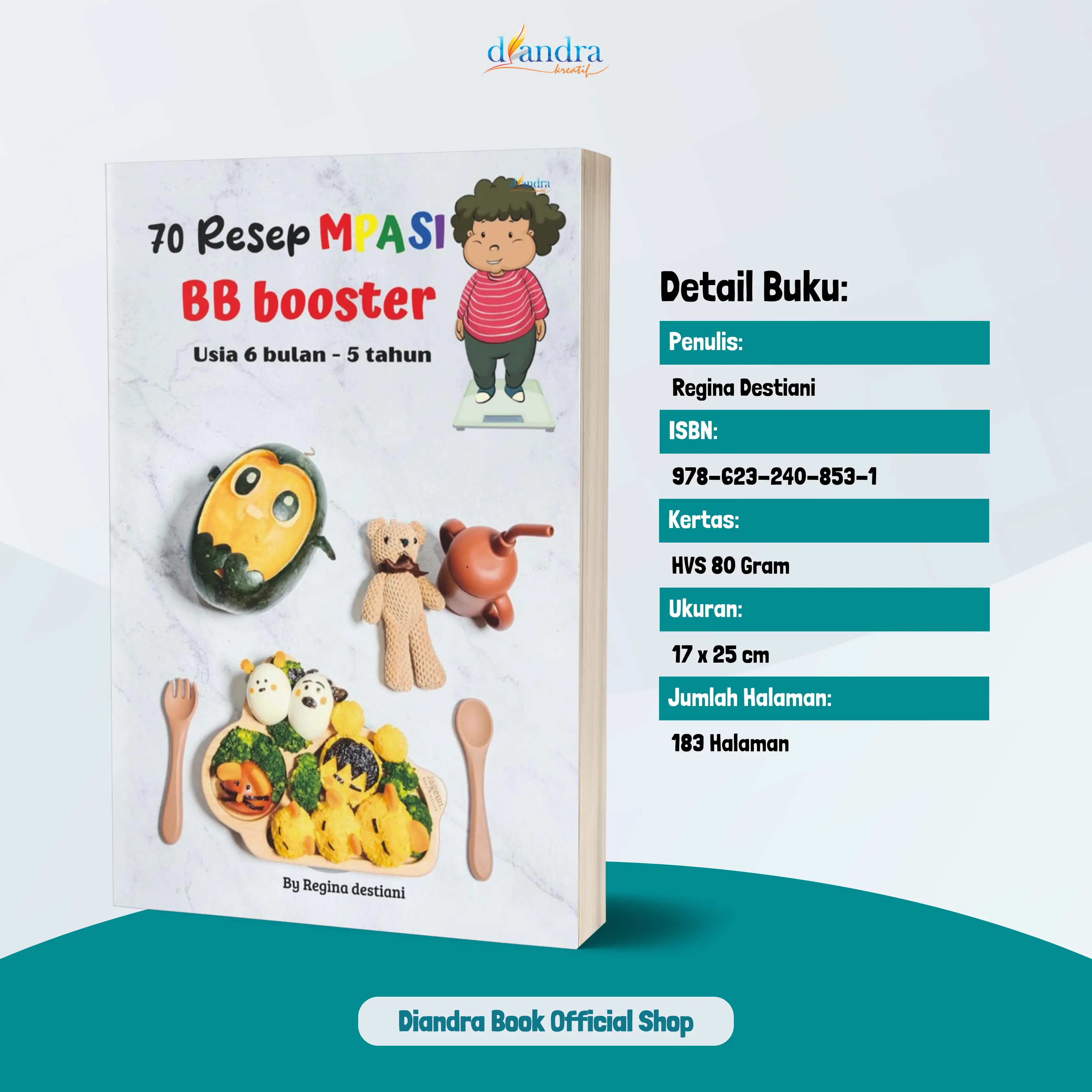 70 Resep MPASI BB Booster Usia 6 Bulan–5 Tahun | Buku Resep | Regina Destiani I Recipes