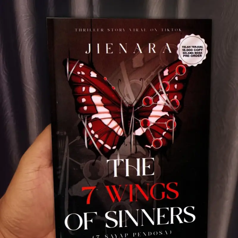 Novel 7 Sayap Pendosa The 7 Wings Of Sinners by Jienara // Kertas Kuning Bookpaper 4