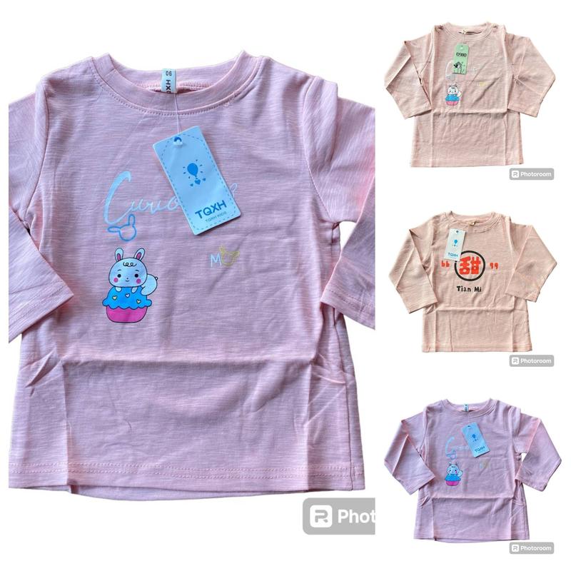 Bass Fashion Kaos Anak Perempuan Lengan Panjang 0