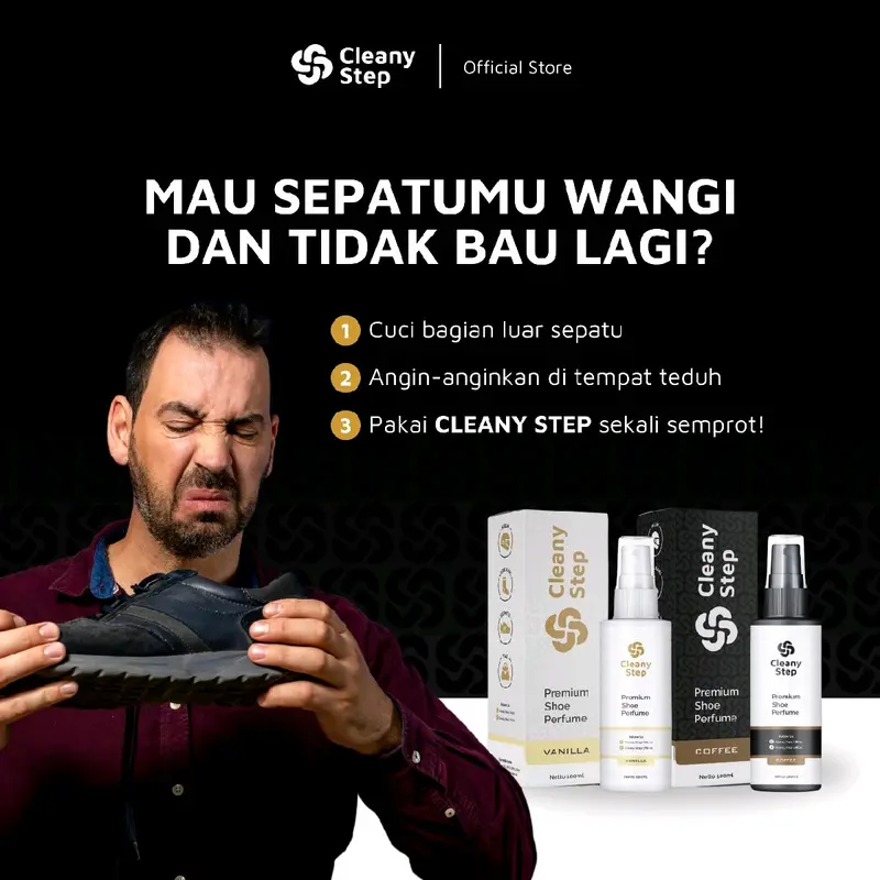 Dapat 2 Pcs Parfum Sepatu Cleany Step Parfum dan Pewangi Sepatu, Helm, Tas, Boneka, Bantal dll Tahan Lama 2