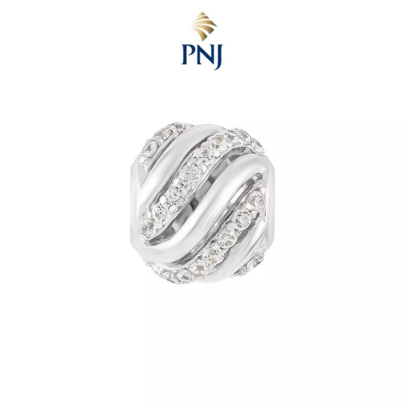 Hạt Charm Bạc đính đá CZ PNJSilver XM00W000019