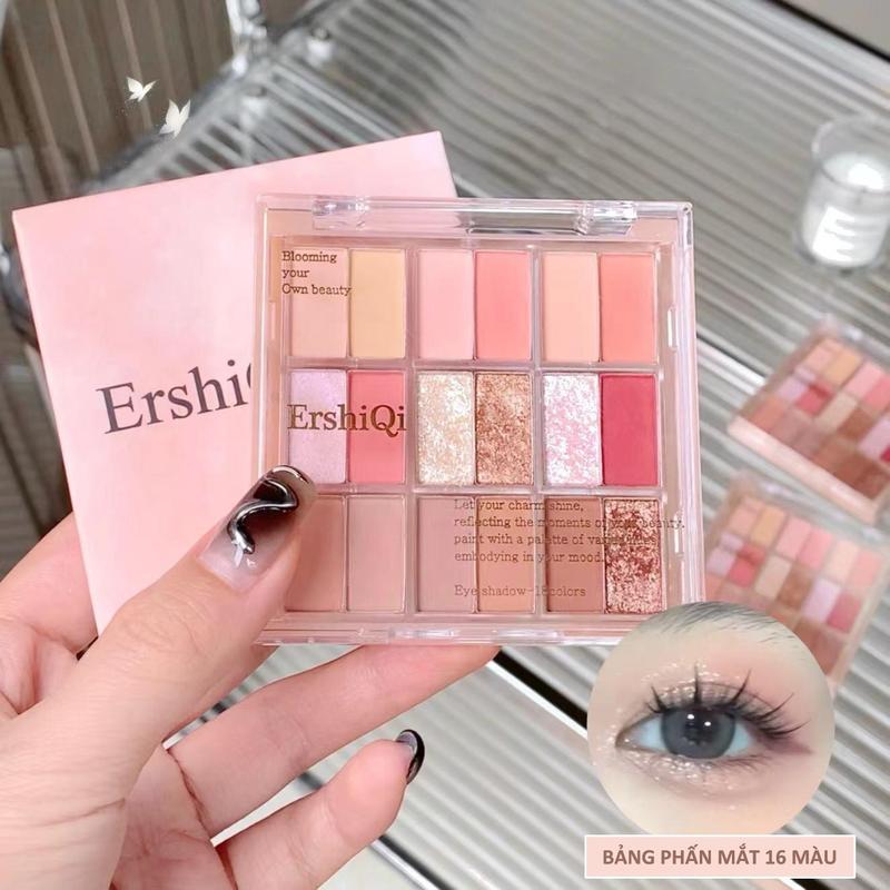 Bảng Phấn Mắt Lì 18 Màu, Có Sắc Tố Cao, Không Thấm Nước, Lâu Trôi, Thích Hợp Cho Mắt, Bảng Phấn Mắt Trang Điểm Mỹ Phẩm