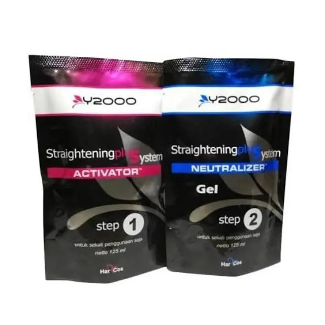 1PASANG Y2000 PELURUSAN RAMBUT SASET 125ML (Step 1 Dan Step 2)
