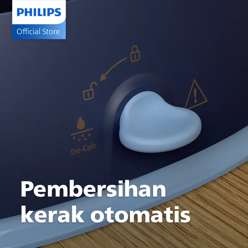 New! Philips Stand Steamer 1000 Series STE1030/20 - Blue - Setrika Uap Tanki Besar Favorit Designers dengan Style Mat 6