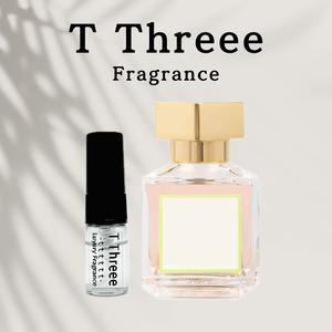 T Threee アラローズ　EDP 1.5ml キャップ付きミニボトル　サンプルとしてだけでなく持ち運びに便利！！