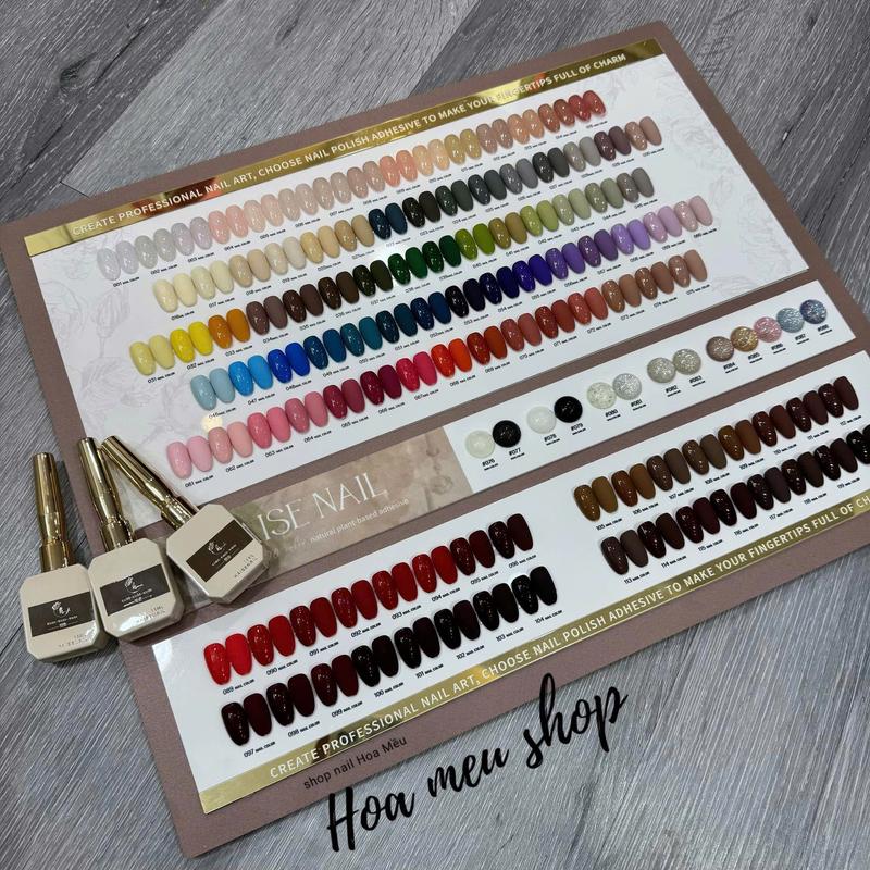  Sét sơn KAISE Nail 120 Tone màu kèm bảng màu 