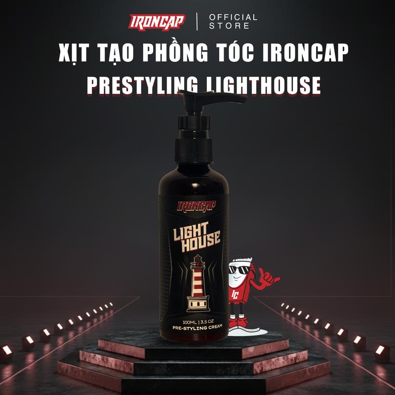 Xịt tạo phồng tóc Ironcap Prestyling Lighthouse Cream