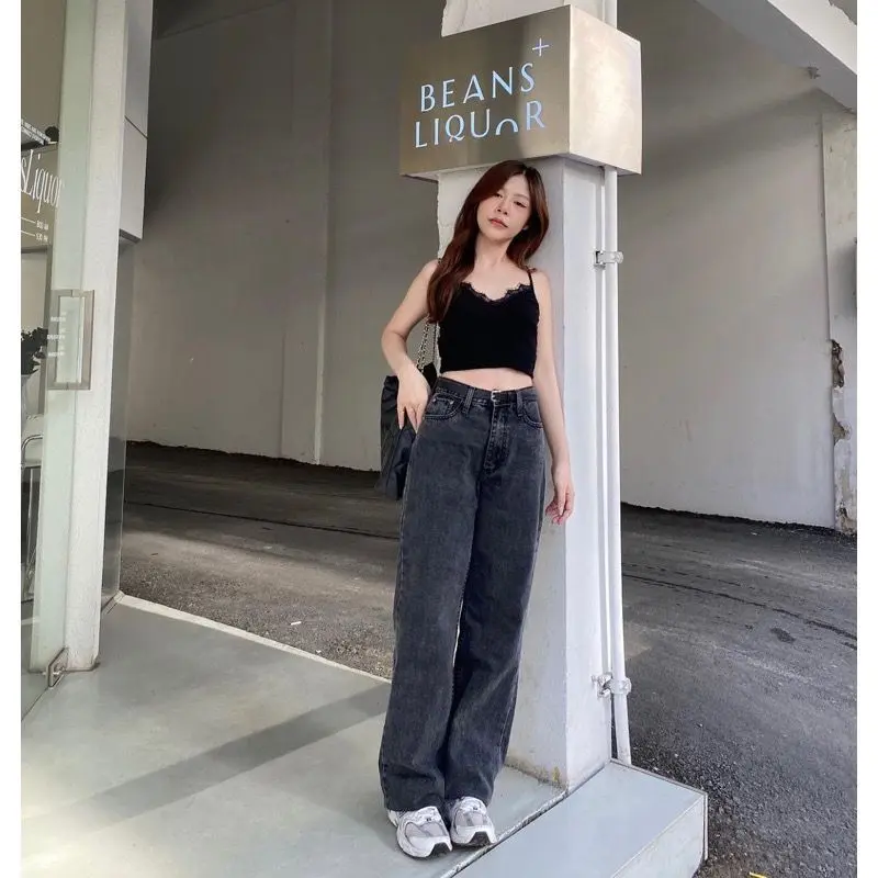CELANA HIGHWAIST KULOT LOOSE JEANS WANITA/CELANA LOSS/JEANS KEKINIAN Bawahan Panjang 7
