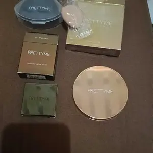 PRETTYME BUNDLING !! Foundy Balm & Velvet Blush Perfect Duo Complete Base & Blush Makeup Set Daily Glow Natural Flush Flawless Glow Complexion Set