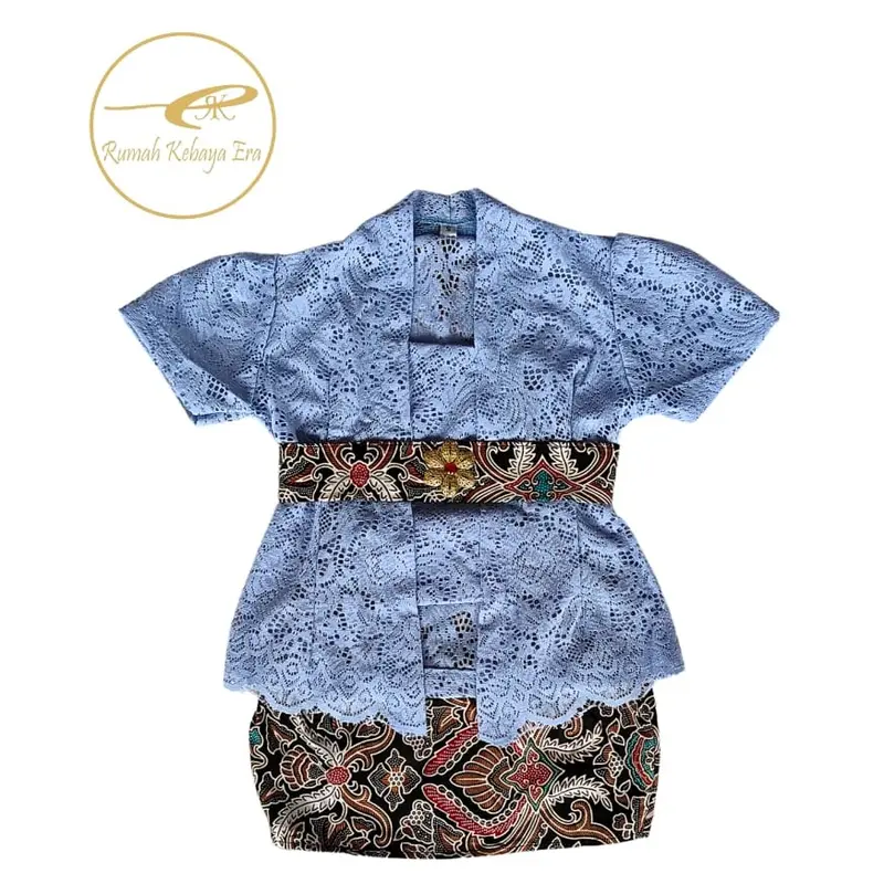 setelan kebaya anak perempuan rok span pendek Fashion 0